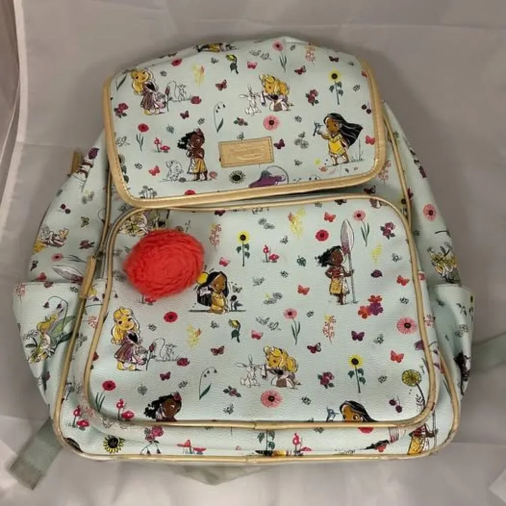 Disney Animators Collection Young Princesses Floral Backpack